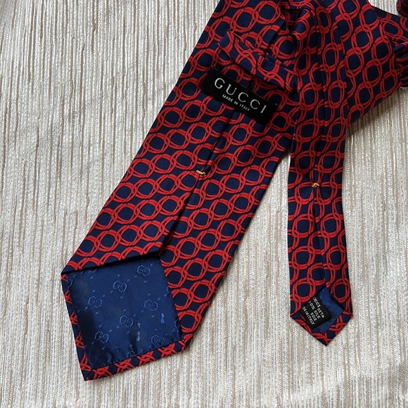 Gucci Red Silk Tie - Picture 2 of 5